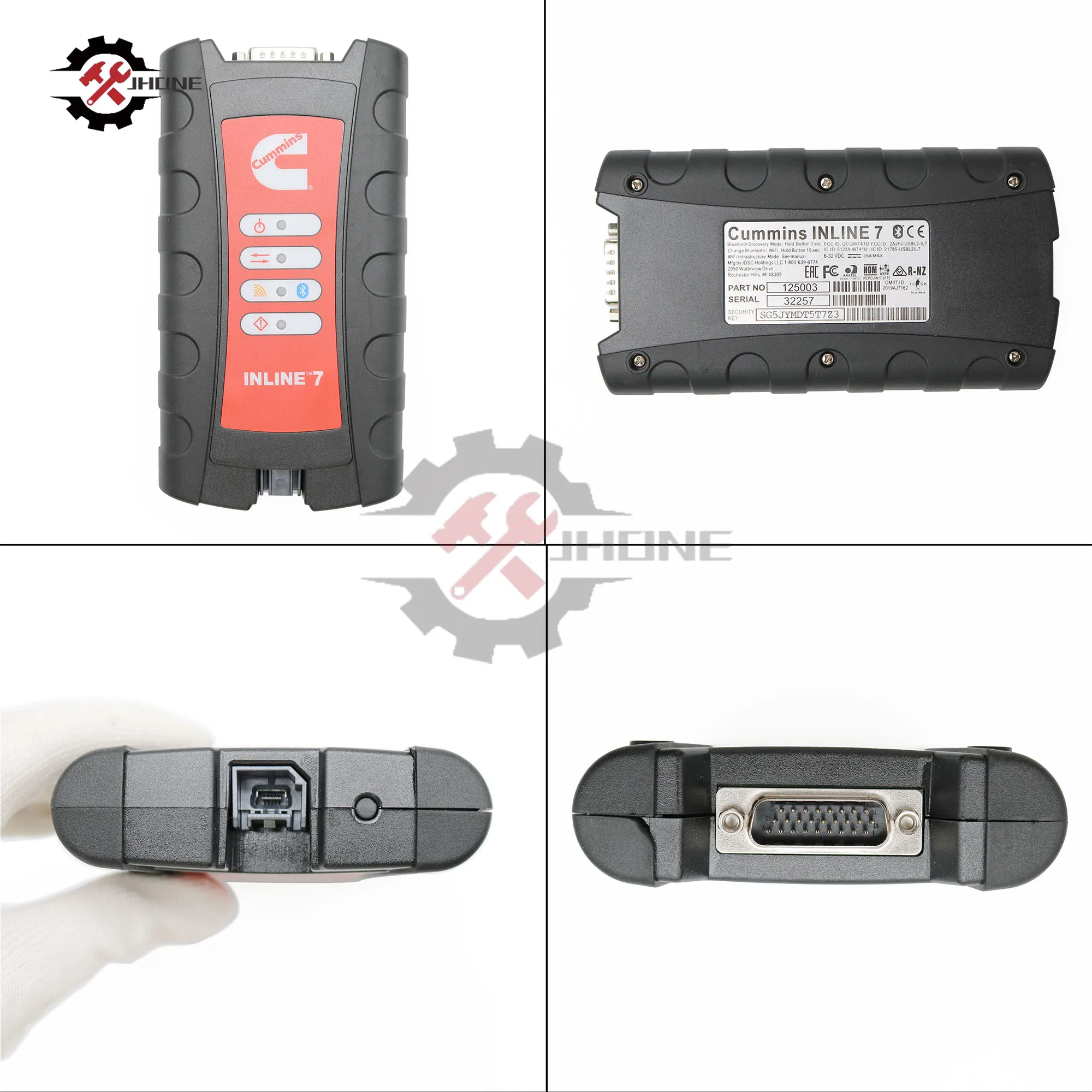 For cummins Diesel Truck INLINE7 with Insite pro v9.0 WI-FI Data Link Adapter truck diagnostic tool scanner inline6 7