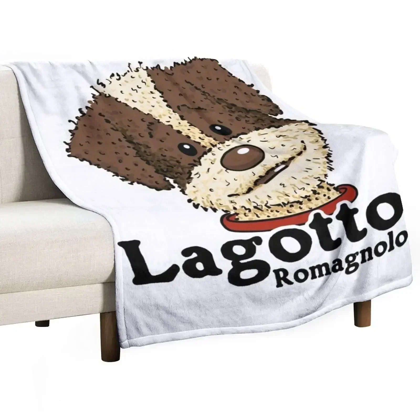 

Lagotto Romagnolo Throw Blanket Bed Fashionable Flannels Cute Plaid Luxury Thicken Blankets