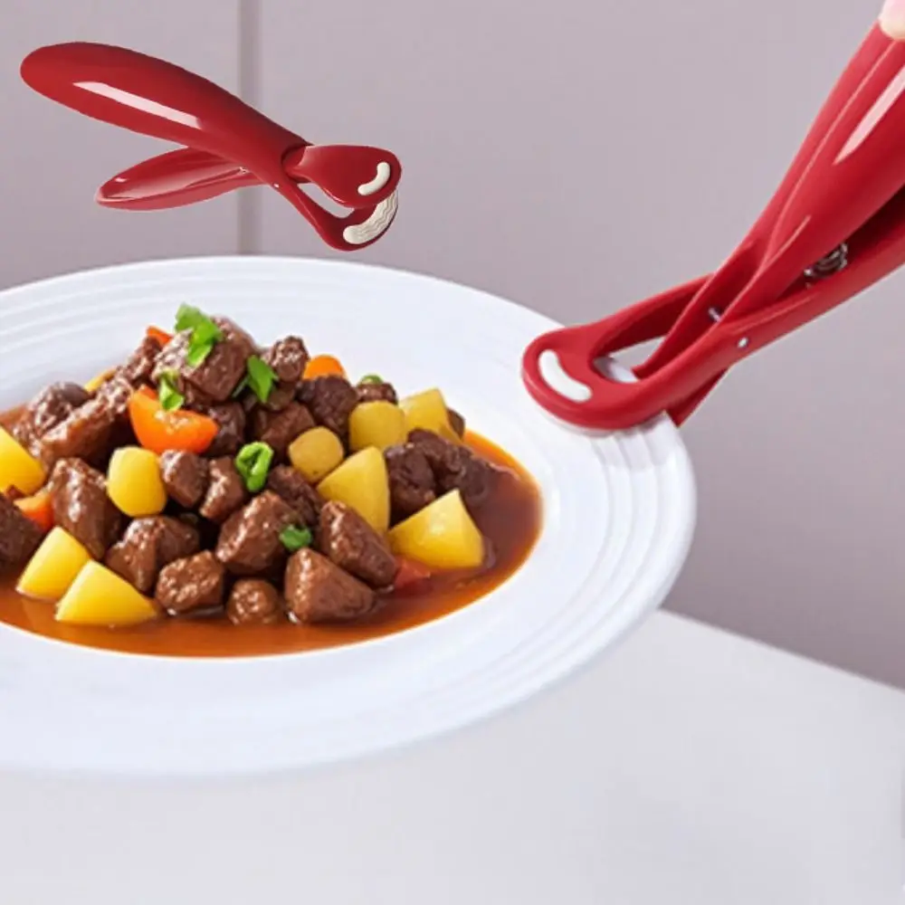 

2pcs Bowls Clip Dopamine Pot Gripper Non-Slip Plastic Heat-Resistant Grip Household Hot Plate Gripper Plate Clip Kitchen Use