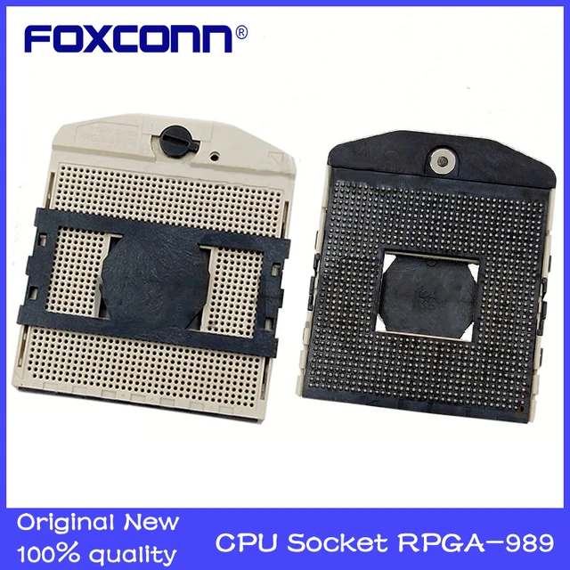 100 New For CPU Socket model RPGA 989 Base Connector for Motherboard Mainboard Soldering BGA CPU RPGA 989 holder with Tin Balls