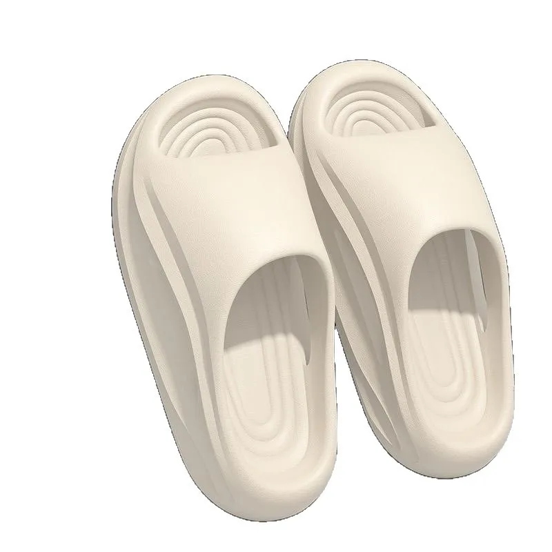 New EVA men's slippers soft bottom wear-resistant simple versatile non-smelly feet trend non-slip home cool slippers women's