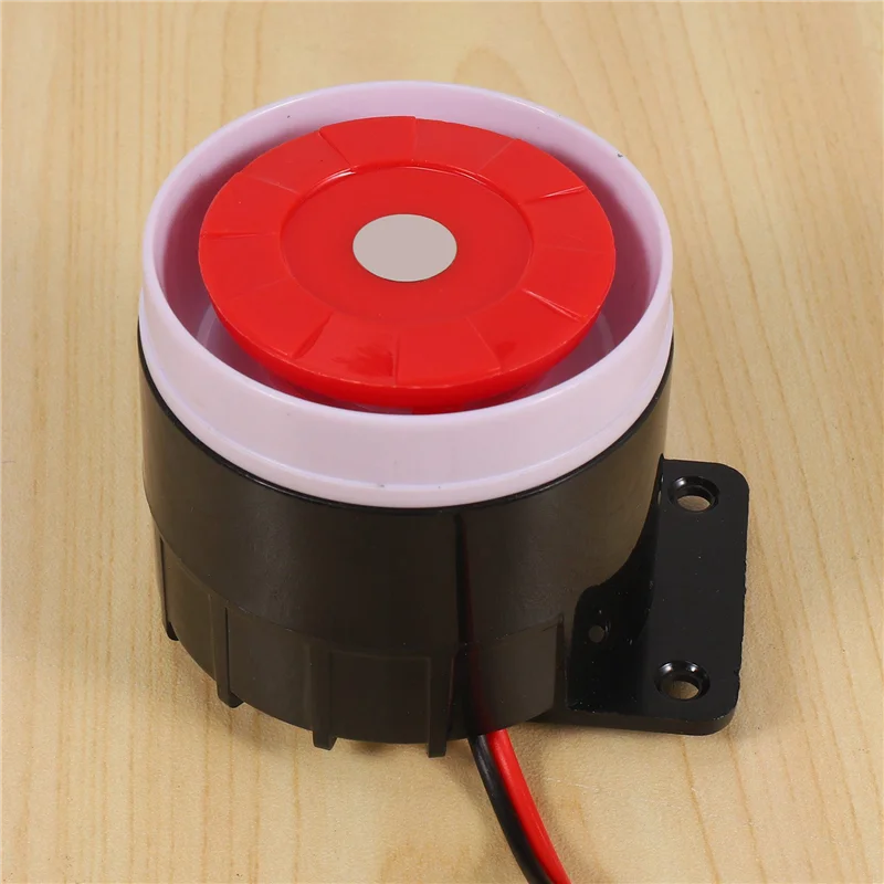 ABAN 4X صفارة الإنذار السلكية الصغيرة لنظام إنذار أمان المنزل صفارة الإنذار 120DB 12V
