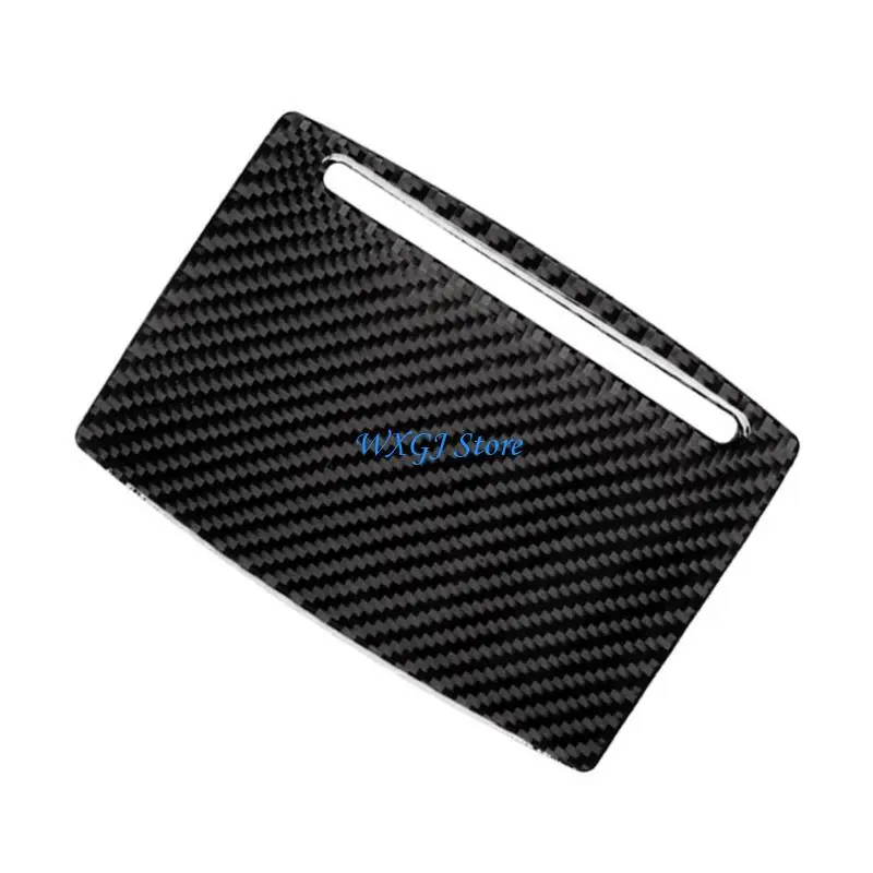 

37JE Anti-scratch Water Cup Holder Panel Cover Decal Carbon Fiber for C7 4G8 2012-18