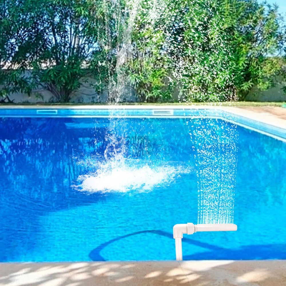 Piscina Cachoeira ajustável kit fonte piscina ao ar livre lagoa de peixes fabricante de cachoeira fácil de instalar acessórios de piscina