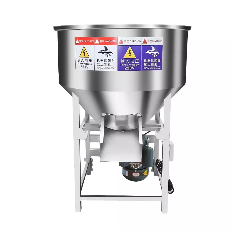 

304 stainless steel mixer feed mixing medicine breeding equipment large and small feed mixer