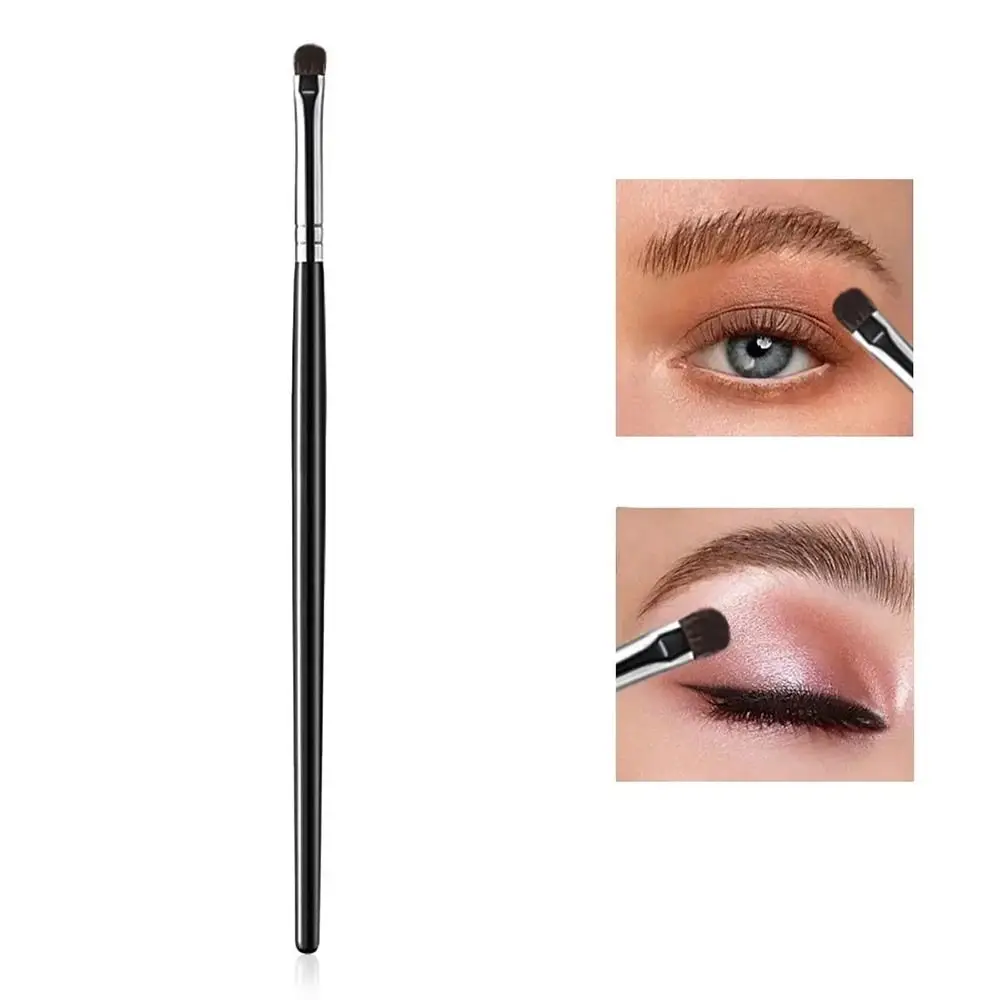4 stks/set Kleine Hoek Oogschaduw Borstels Ooglid Markeerstift Zacht Haar Make-Up Kwasten Liggen Zijderups Nauwkeurige Detail