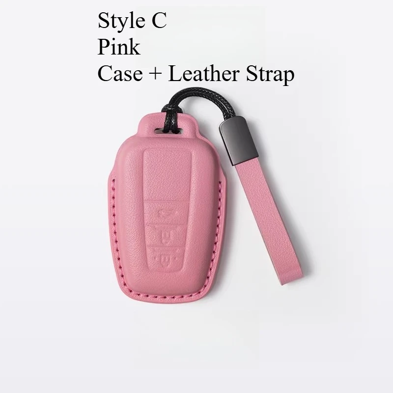 For Toyota Camry/Avalon/Highlander/RAV4/Venza/Levin Key Case Car Leather Buckle Automobiles Accessories Body Kits Accessories