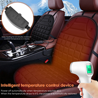 Car Heat Seat Cushions Temperature Adjustable Car Heat Seat Cover For Driving Pair Car Heat Mat Car Driver Seat Office Chair Use