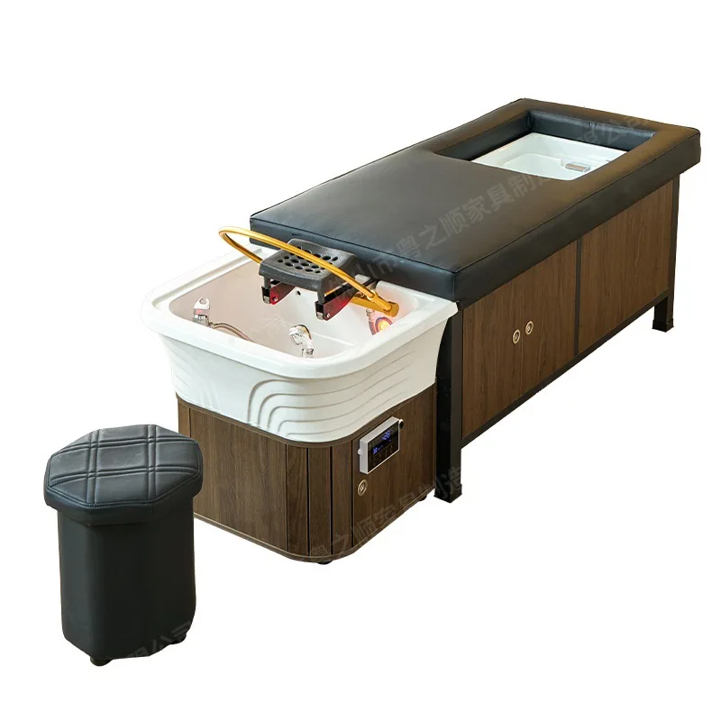 Head therapy integrated bed beauty salon health center fumigation shampoo bed barber shop