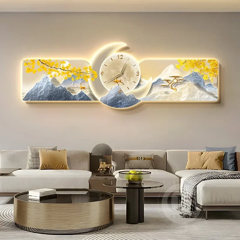 

Restaurant Luxury Wall Clocks Interior Aesthetic Modern Creative Wall Watch Minimalist Restaurant Reloj Pared Home Decoration