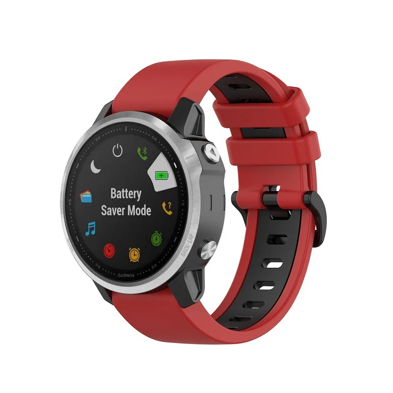 26 20 22mm Sport Silikon Armband Blumenarmband-weinlese für Garmin Fenix 7X 7 7S 6X 6 6S Pro 5X 5 5S 3HR Einfach Fit Schnell Release wirst