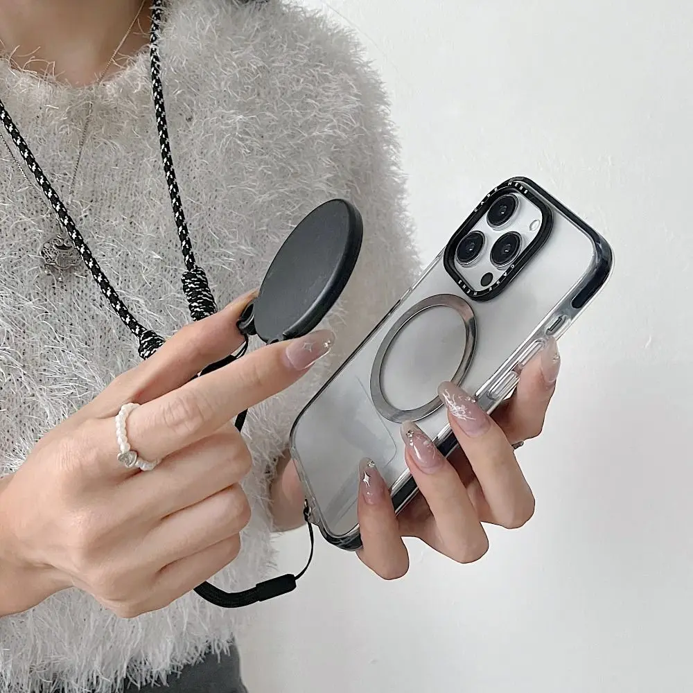 Crossbody Magnetisch Mobiel Lanyard Ophangkoord Universele Clip Mobiele Telefoonriem Anti-verloren Veiligheid Smartphone Chain Telefoon Charme