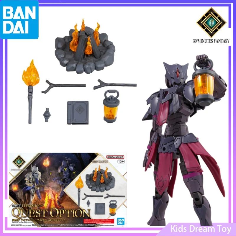 Ensamblaje Bandai en Stock Original 30 MINUTOS FANTASY ITEM SHOP4 -QUEST OPTION- Figuras de acción de Anime juguetes regalos de modelos coleccionables
