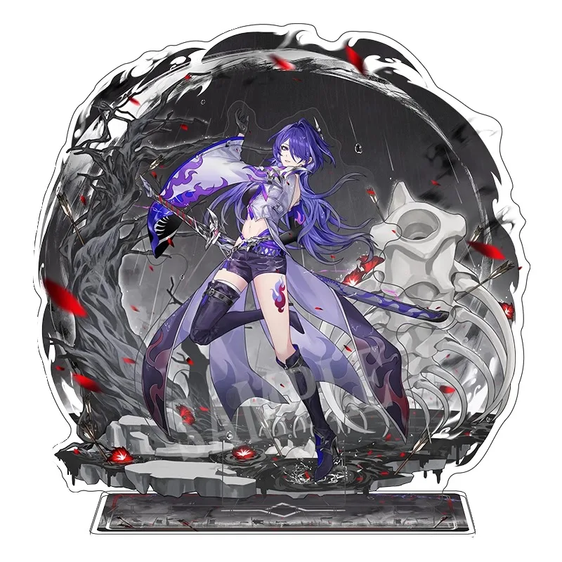 Game Honkai: Star Rail Cosplay Acheron Firefly Sparkle Black Swan Robin Double Sided Acrylic Standing Plate Collection Gifts