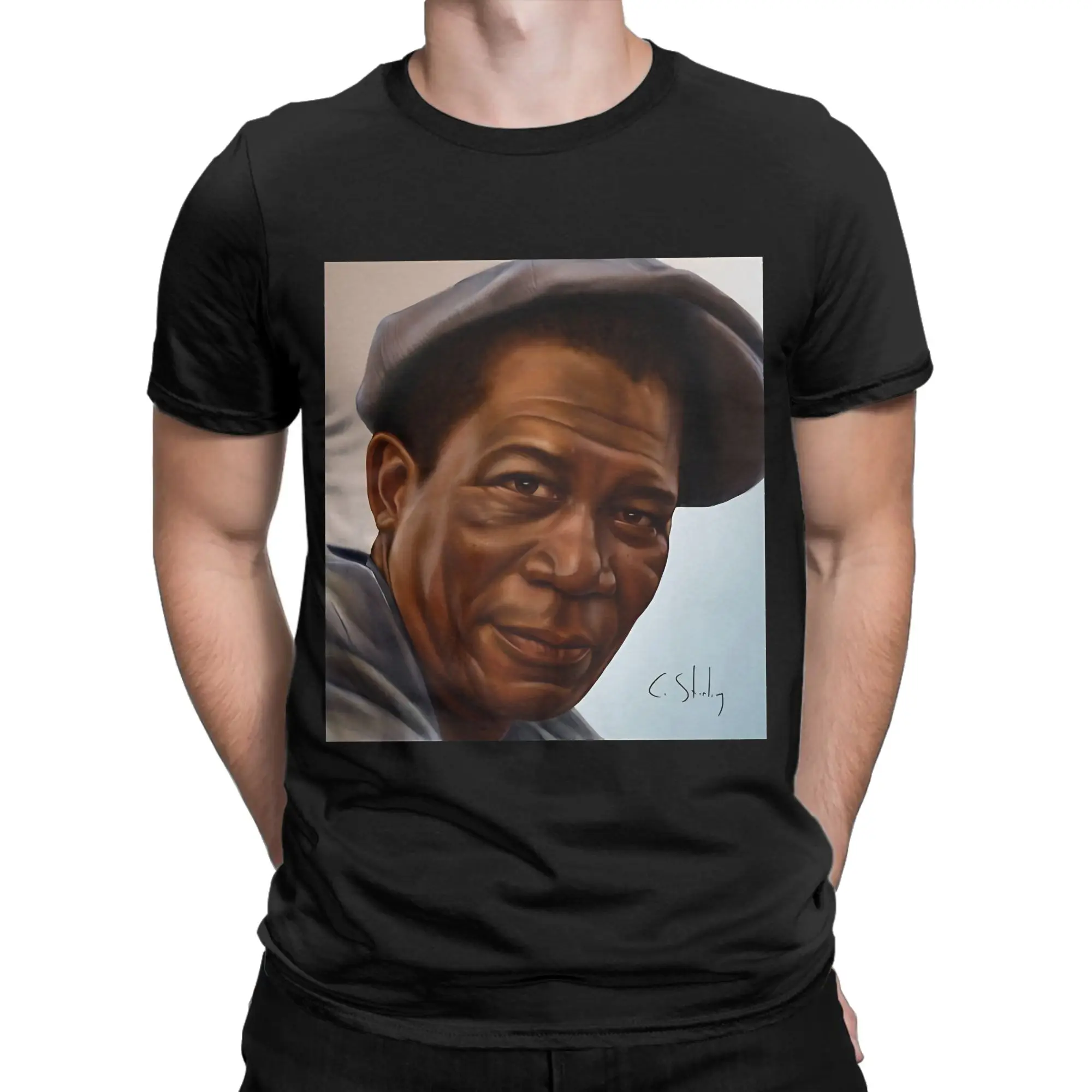 Shawshank Redemption Red  Novelty 100% Cotton T-Shirt The Shawshank Redemption Tops Tees For Men