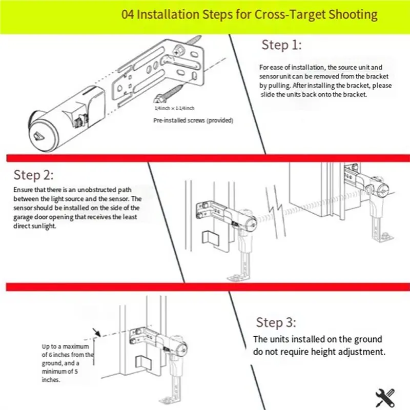 【يوم الشكر】جزء استبدال مستشعر الأمان Genie GSTB-R STB-BL لأنظمة فتح باب المرآب الجني