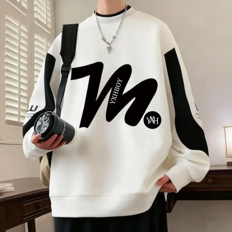 

man clothing autumn Spring clothes plus size hoodie casual style T Shirts Men's clothing plus size clothes trend fashion Youth