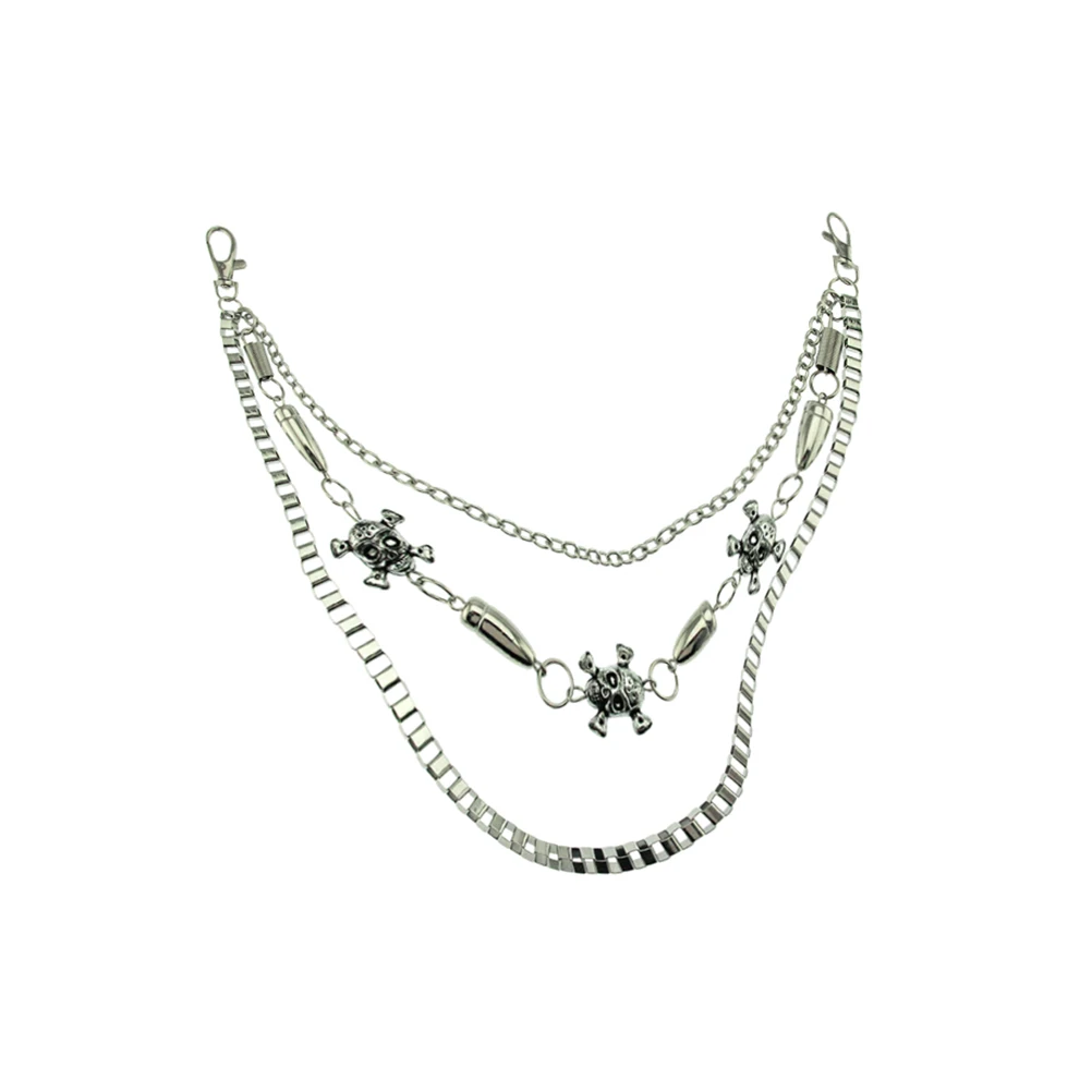 

1pc Skull For Waist Hip Skull Hop Trousers Punk Pants Belt Chain Stylish Hip Hop Trousers Chain Clothing Accessories
