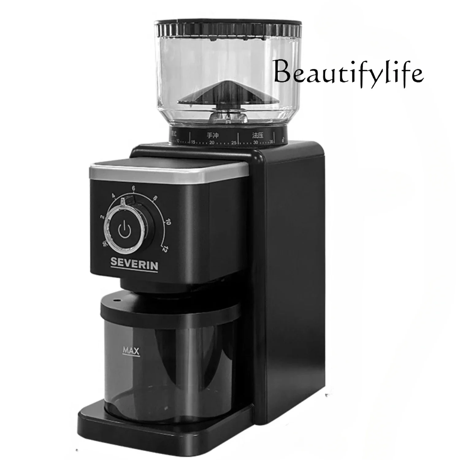 

Electric Grinder Automatic Coffee Bean Italian Grinder Pour-over Coffee Mill Easy to Operate Fine Powder