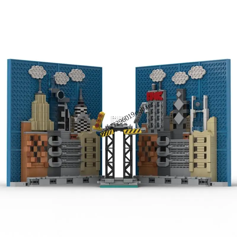

New 1221pcs Hot Famous Hero Movie Moc Subway Book Nook Model Building Blocks Diy Creative Ideas Kids Toy Birthday Christmas Gift