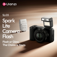 Ulanzi SL03 Spark Lite Camera Flash 3 Lighting Modes for Food Photography Still Life Photography with Universal Hot Shoe Mount