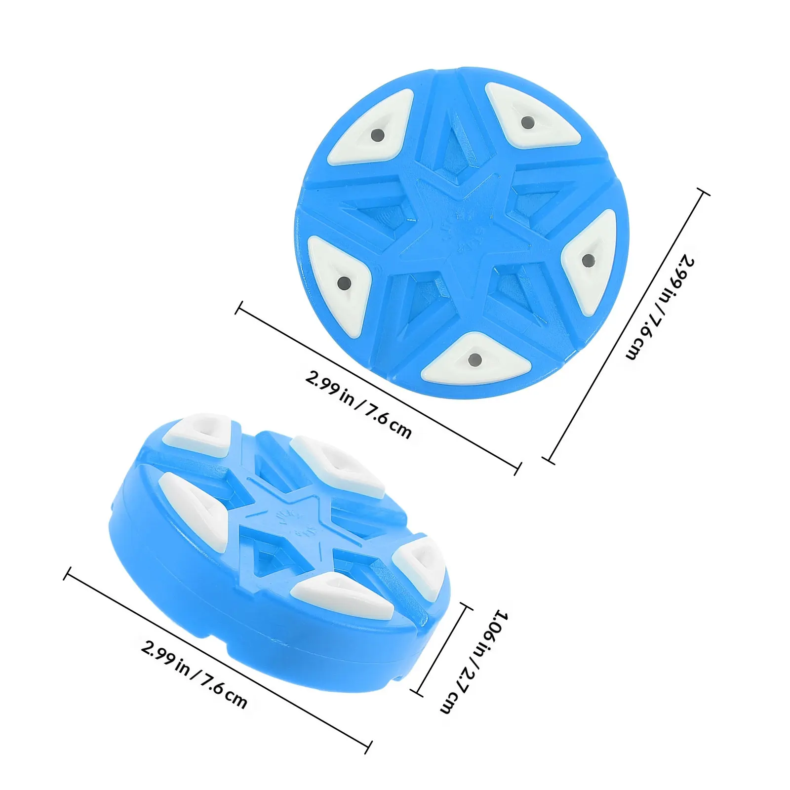 Blue Official Roller Hockey Puck Indoor Outdoor Multifunctional Street Hockey Training Off Ice Puck Indoor Games