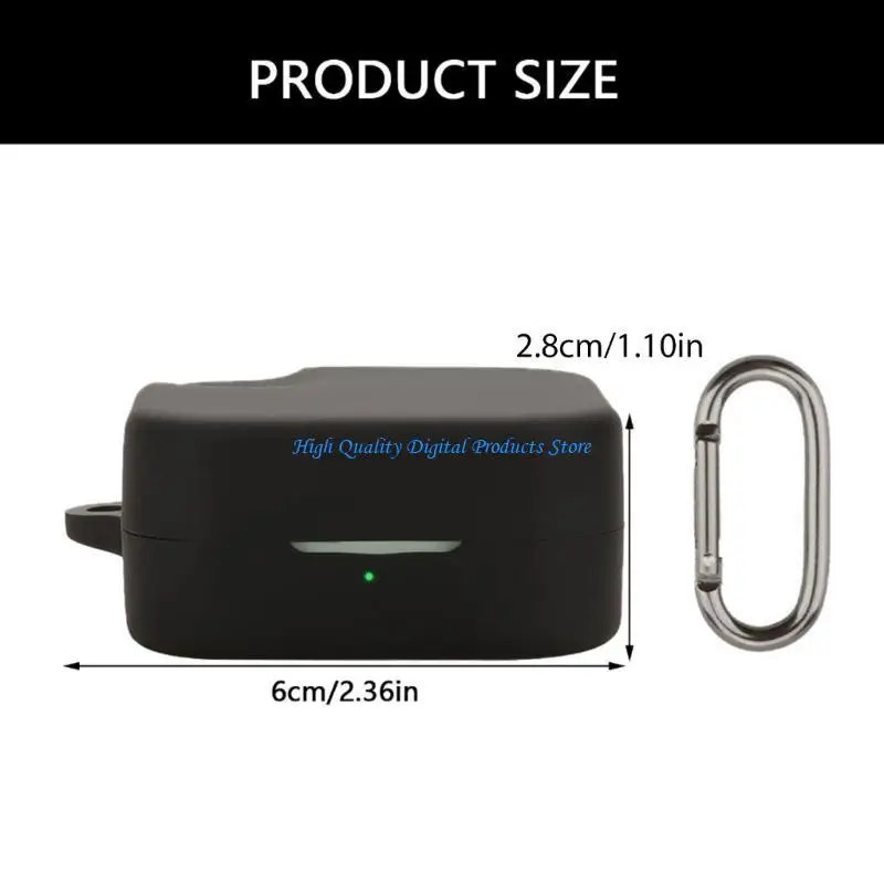 U2JE Flexible Guard 헤드폰 충격 방지 껍질 세척 가능한 하우징 안티스트 슬리브 CMF 새싹에 대한 먼지 수분의 진입 방지 2