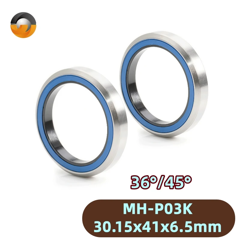 1/2pcs MH-P03K Chrome Steel Bicycle Headset Bearing 30.15x41x6.5mm （36°/45° ）1-1/8 Inch Headset Repair Parts High Hardness