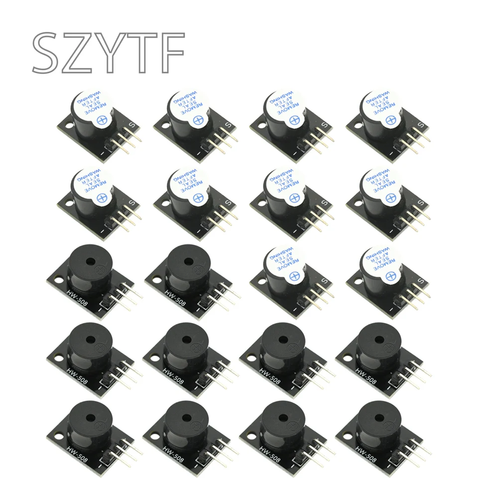 10pcs Transistor Active / Passive Buzzer Sensor Alarm Module KY-006 KY-012 For LH DIY Kit Accessories