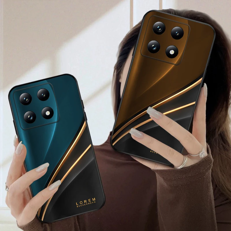 

Flowing light green For Xiaomi Poco X7 M7 Pro 5G M5 X4Pro M4 M6 4G C65 C75 F6 F5 X6 5 7 X5 F7 Ultra M5S M4Pro 5G soft phone case
