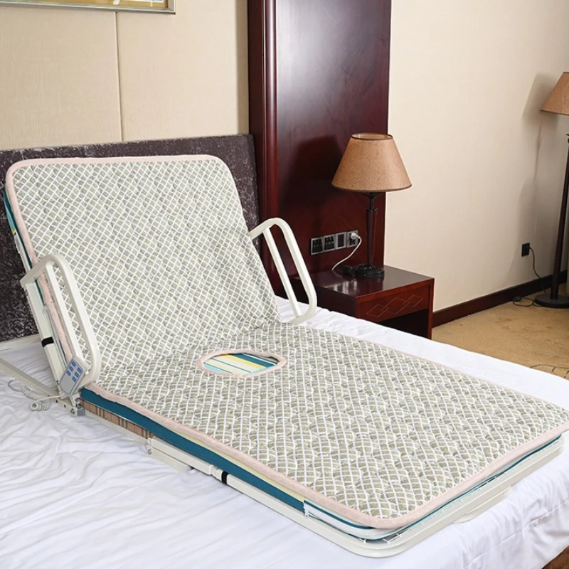 High Support Nursing Mattress,Bed Pad with Toilet Hole,Multifunctional Turning Aid Mat,Medical Bed Special Cotton Mattress