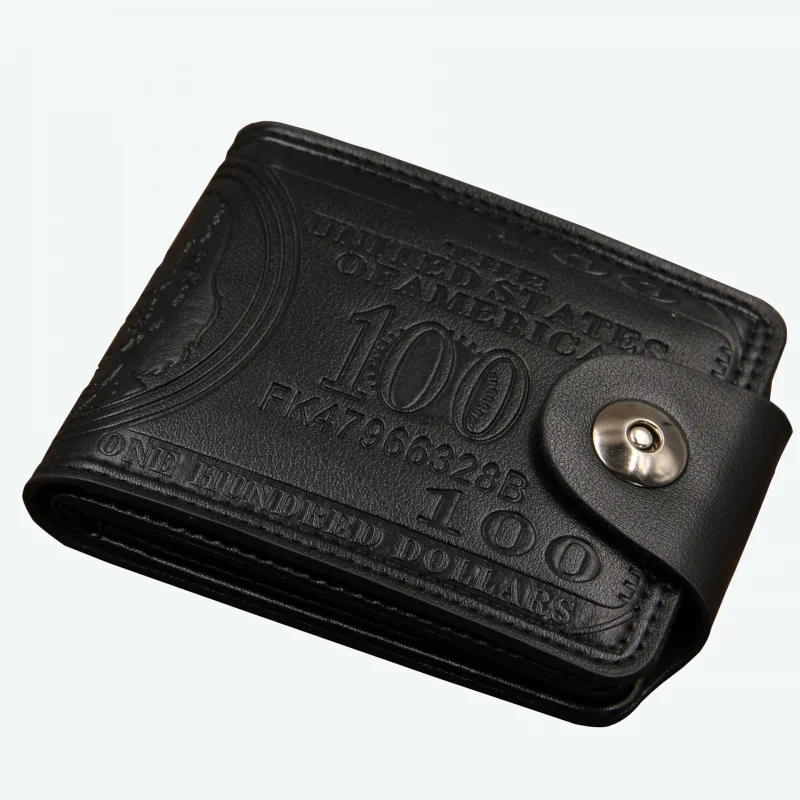 New Short PU Leather Wallet For Men Luxury Coin Wallet Business Mini Man Card Holders Multifunctional Male Small Purse