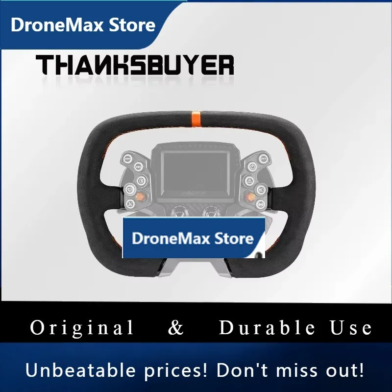 DroMaSimagic Zeus GT Racing Steering Wheel Rim & Full Wheel, 300/320mm, Leather/Suede/Rubber, Open-Top/D/Square, Optional Dashbo
