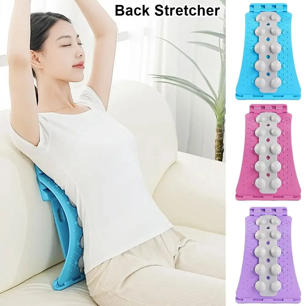 

1Pcs 4-level Back Stretcher Hunchback Correction Stretching Lumbar Spine Back Massage Board Manual Massagers