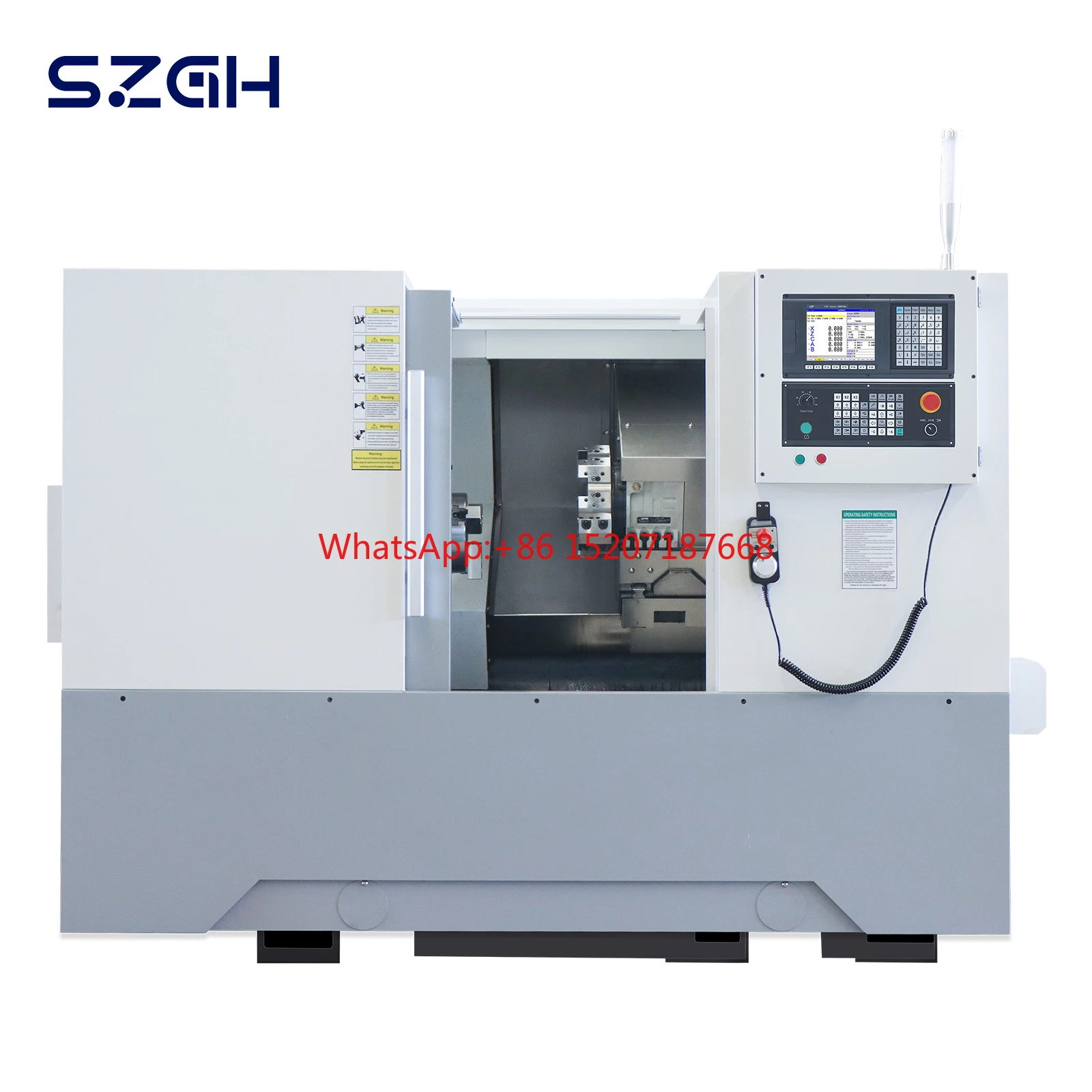 Brand New High Precise Machining Heavy Duty Metal Driven tool And Live Tooling Turret Inclined CNC Turning Center Machine