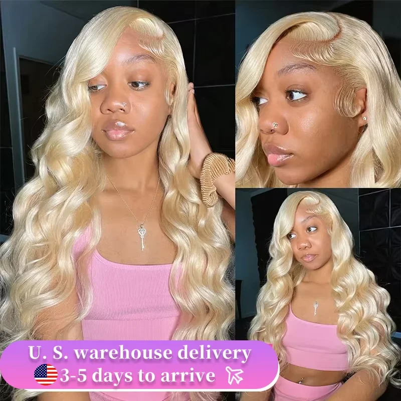 

40 46 Inch 613 Honey Blonde Body Wave Wigs Human Hair Transparent 13x6 HD Lace Frontal Wigs Lace Frontal Wig For Black Women