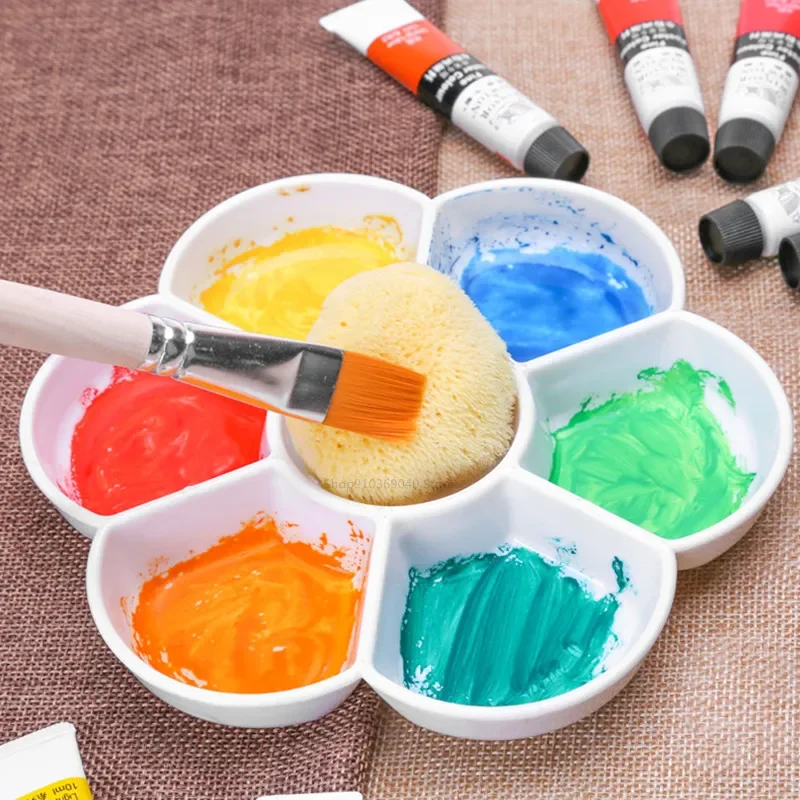 Pintura de acuarela de esponja griega Natural con bolígrafo de limpieza de esponja absorbente, pintura de textura especial, herramienta de limpieza