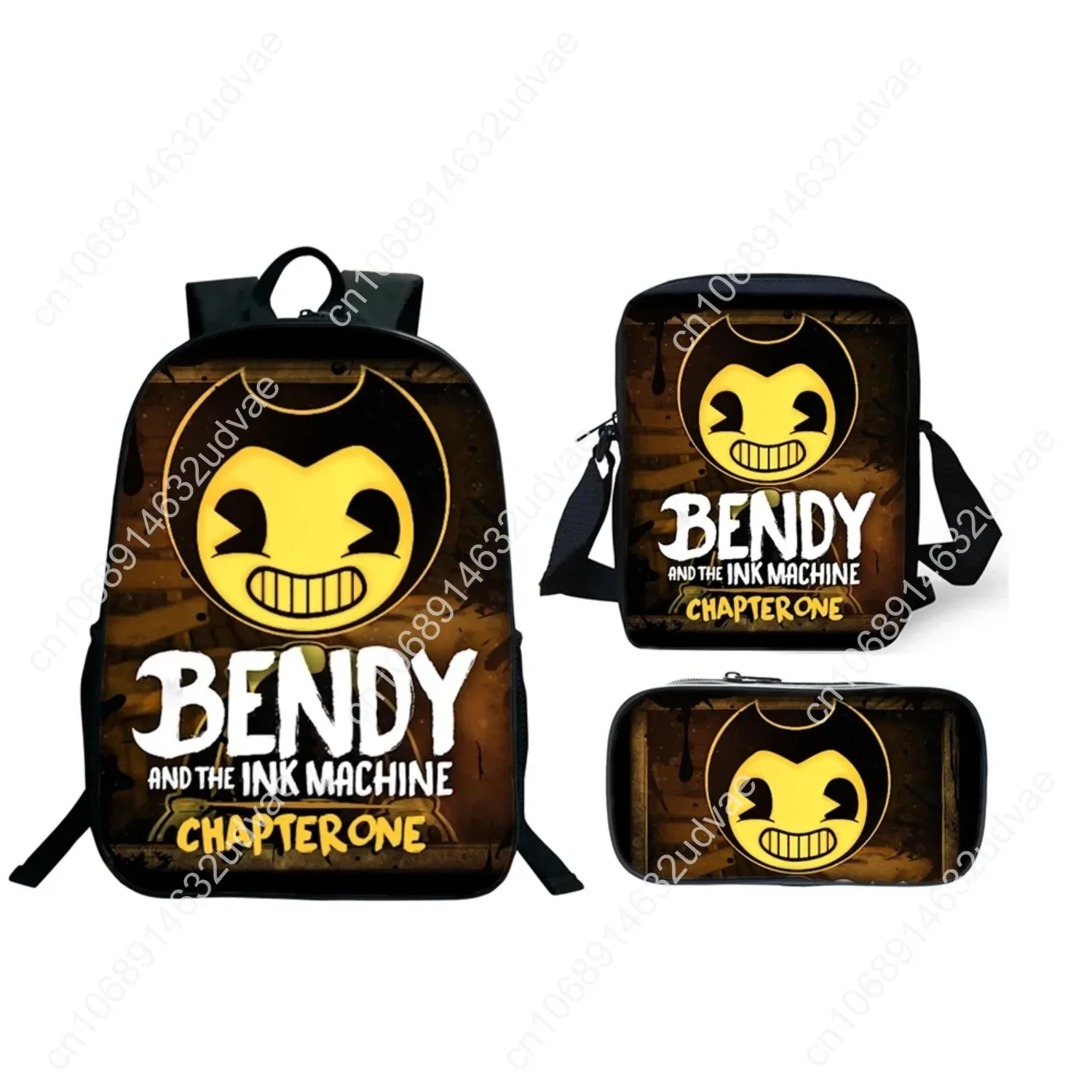 3Pcs Set The Ink Machine Backpacks for Boys Girls Laptop Backpacks School Bags
