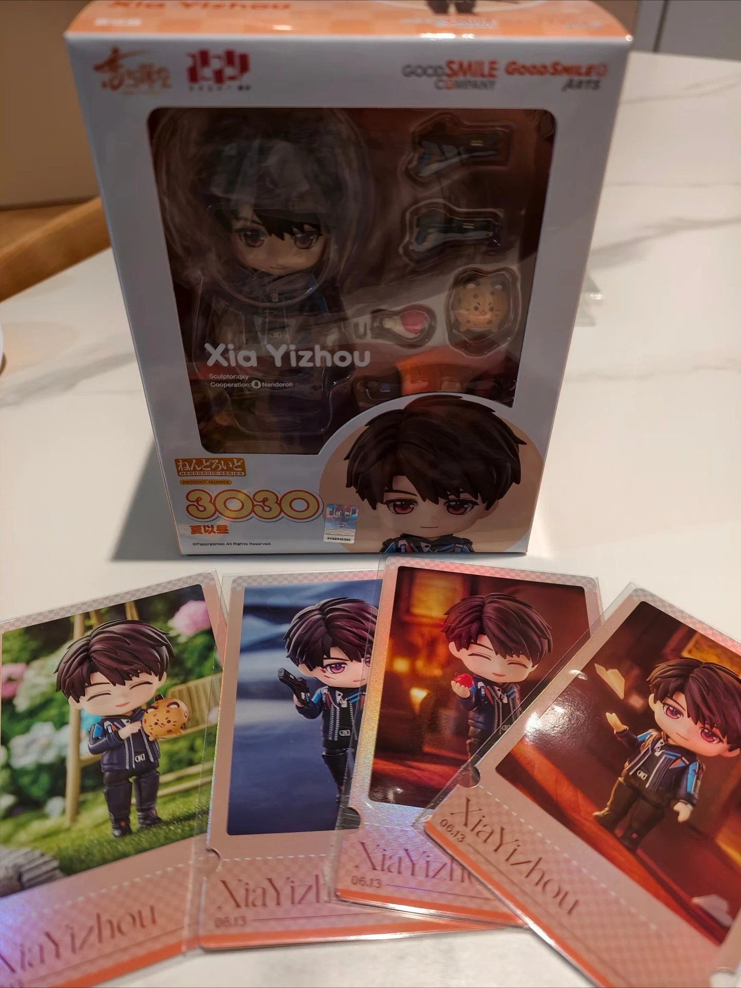 En stock [Mercancía oficial] Figura de cosplay de Caleb de Love and Deepspace, anime y videojuegos, figura chibi GSC, adorno de escritorio