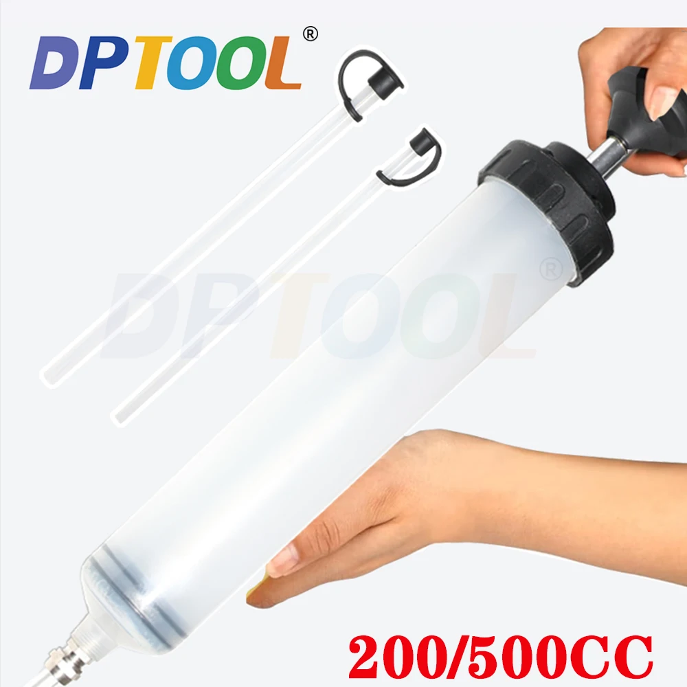 New Car Brake Fluid Oil Extractor Auto Oil Change Syringe with Hose Manual Fuel Suction & Filler Fluid Oil Change Evacuator Pump