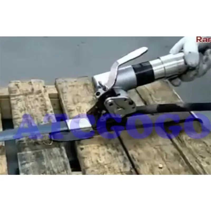 أداة ربط حزام فولاذي هوائي من النوع المنفصل، أداة ربط حزام حديد محمولة أوتوماتيكية #4