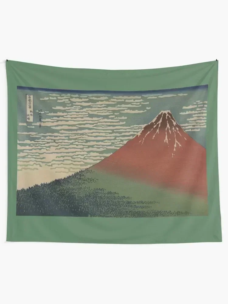 Gaifu kaisei - Hokusai Katsushika - 1890 Tapestry Room Decor Cute Custom Room Decore Aesthetic Tapestry