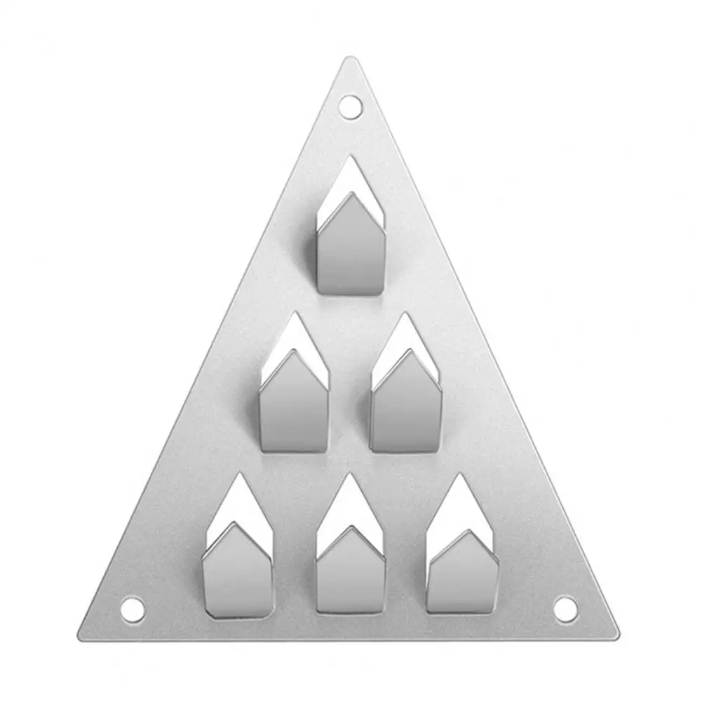 Panel Mounting Hardware 12 Pcs Acoustic Panel Surface Mount Impalers with Screws 6-prong Angled Insulation Clips for Soundproof
