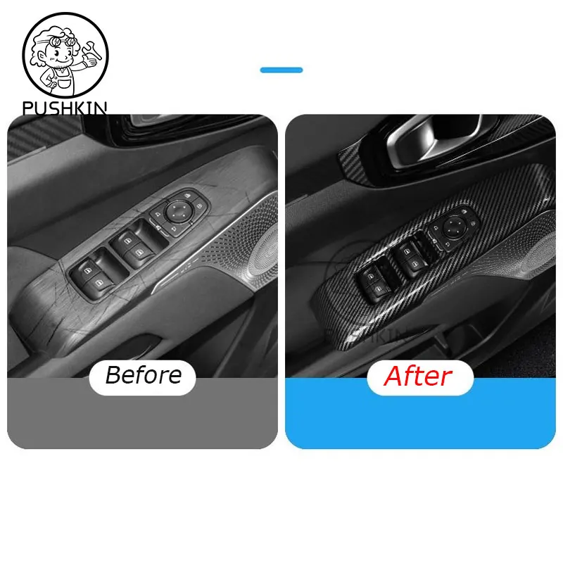 Car Styling Center Console Gear Shift Frame Cover Trim Door Audio Speaker Frame Decoration For HAVAL H3 2024 2025 Accessories