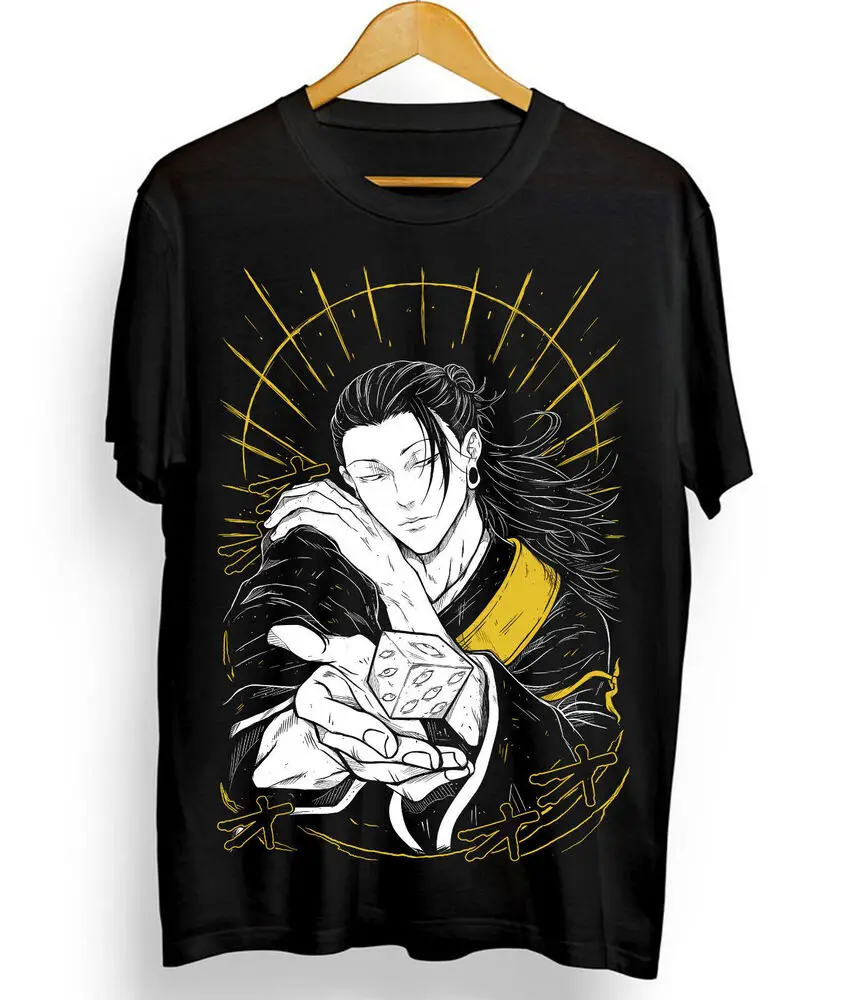 Suguru Geto T-shirt Jujutsu Kaisen shirt Getou jjk Anime Black shirt All Size