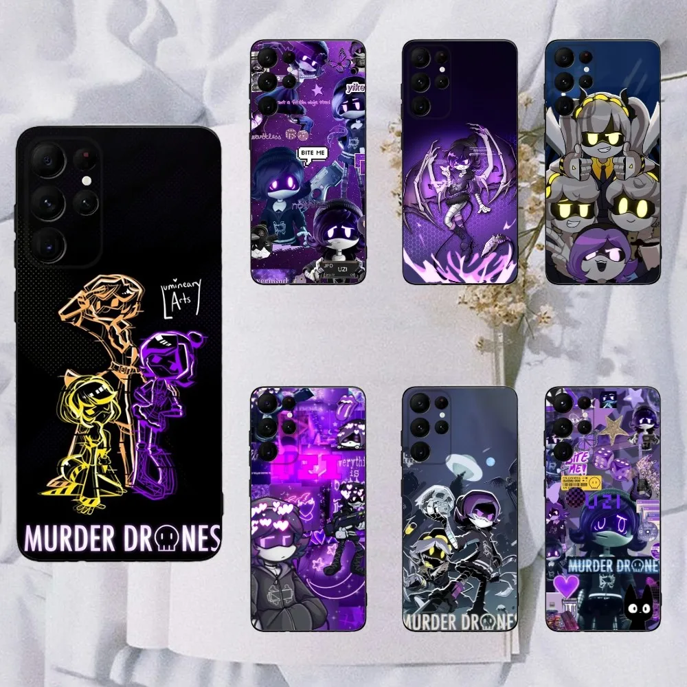 Game M-Murder Drones  Phone Case For Samsung Galaxy A20,A21s,A22,A31,A32,A52,A53,A72,73,A80,A91 Soft Black Cover