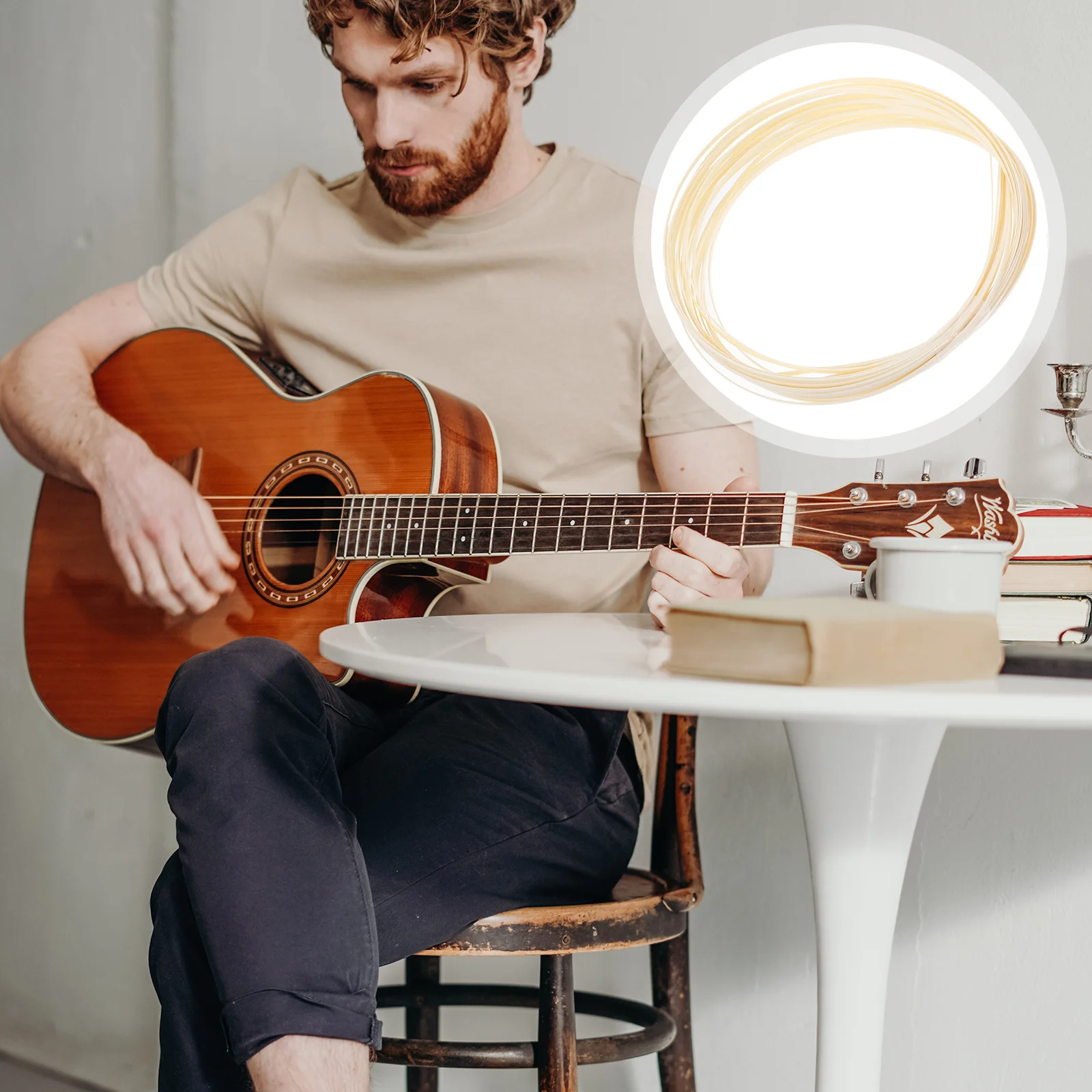 

10pcs Strips Strips Abs Durable Edge Trim For Acoustic Guitar Scratch Protection Inlay Decor Guitar Binding Tool