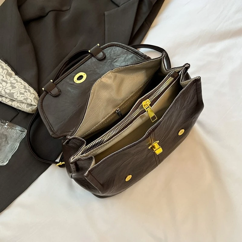 New Fashionable Travel Casual Versatile Large-Capacity Backpack and Handbag