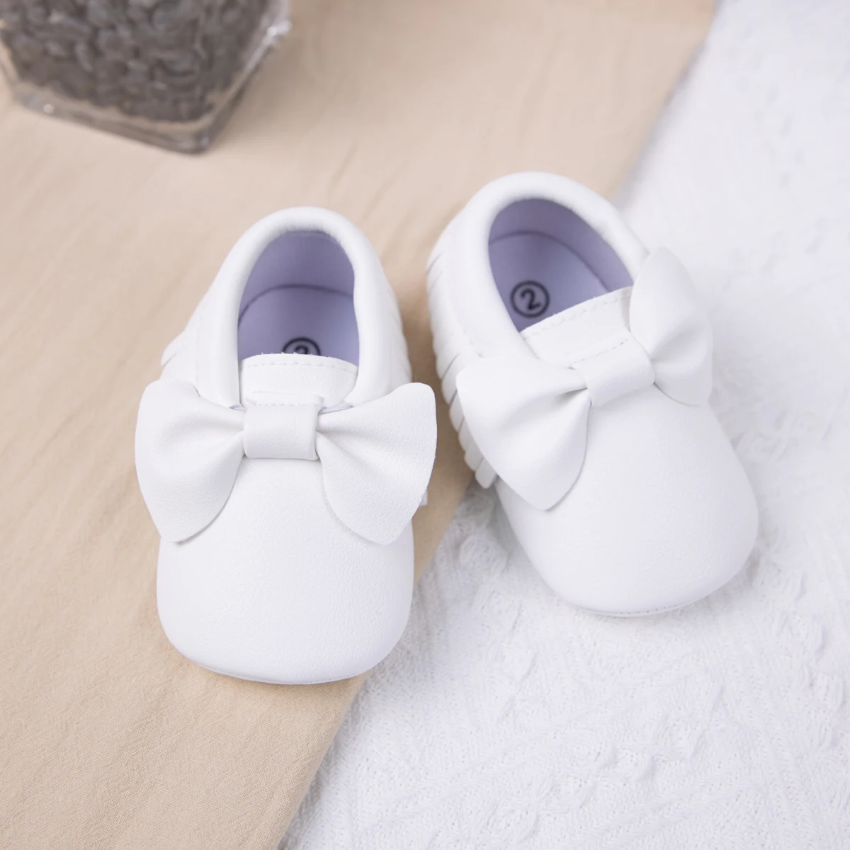 KIDSUN Mode Bruiloft Strik Lederen Baby Schoenen Katoen Zachte Zool Prinses Prewalker Baby Jurk Baby Meisje Schoenen 0-18M