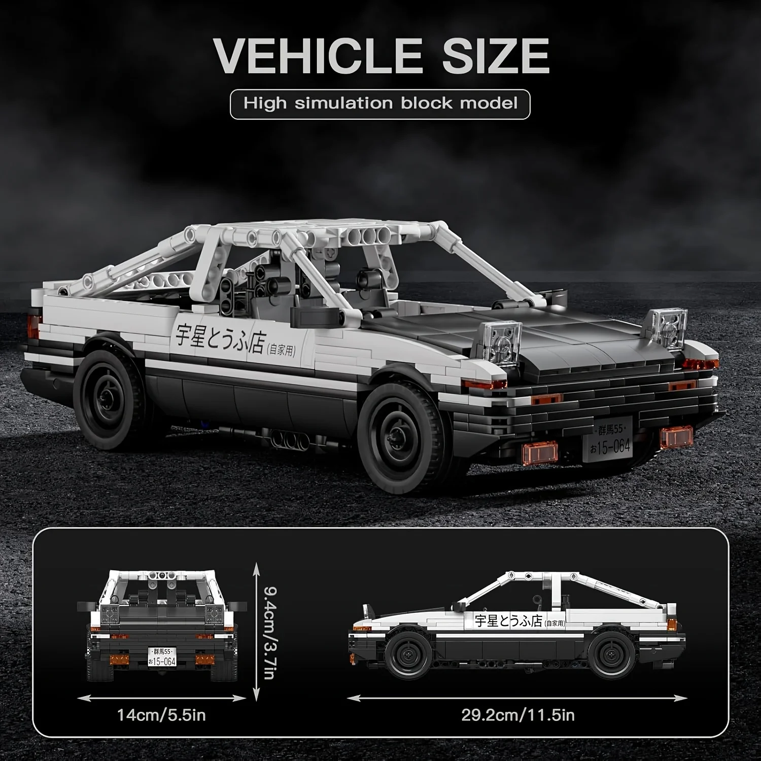 Juegos de construcción de automóviles para tirar hacia atrás, bloques de construcción de automóviles de carreras, kits de automóviles modelo 15064, juguetes de construcción de campeón de velocidad, kits de construcción de automóviles clásicos para adultos (790 piezas)